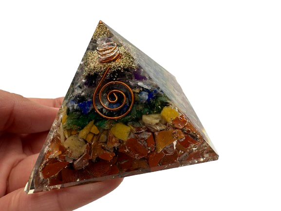 ORGONITA EN FORMA DE PIRAMIDE