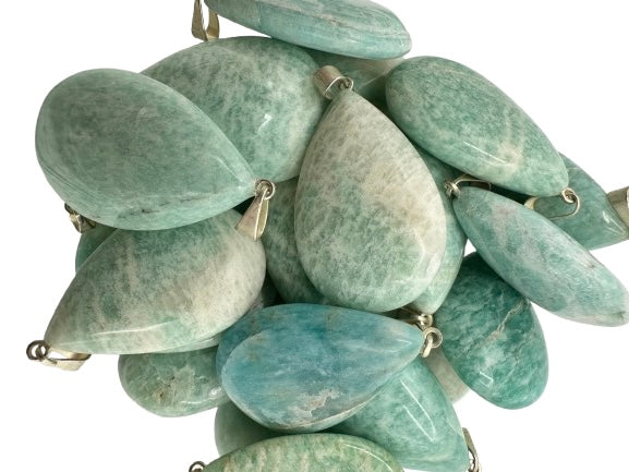 COLGANTE GOTA AMAZONITA