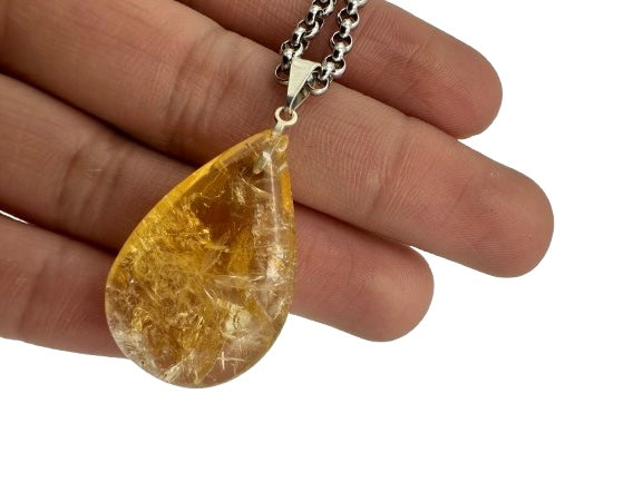 COLGANTE GOTA CUARZO CITRINO
