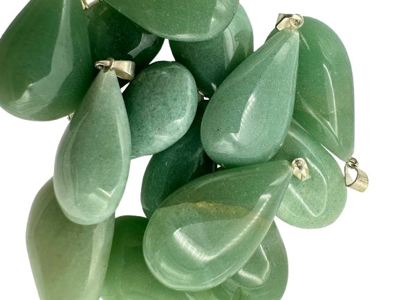 COLGANTE GOTA CUARZO VERDE