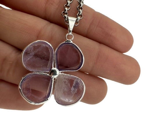 COLGANTE TRÉBOL AMATISTA