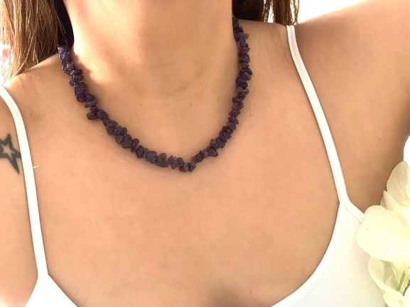 COLLAR DE CHIP GRANATE