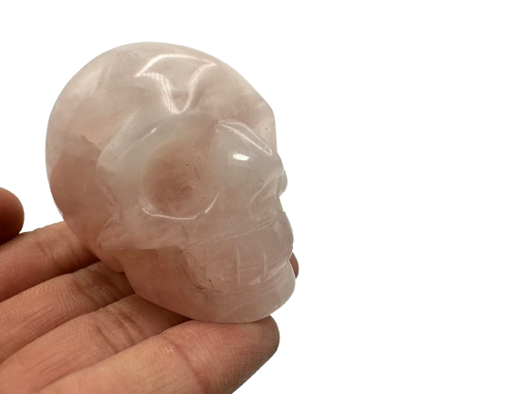 CALAVERA DECORATIVA CUARZO ROSA