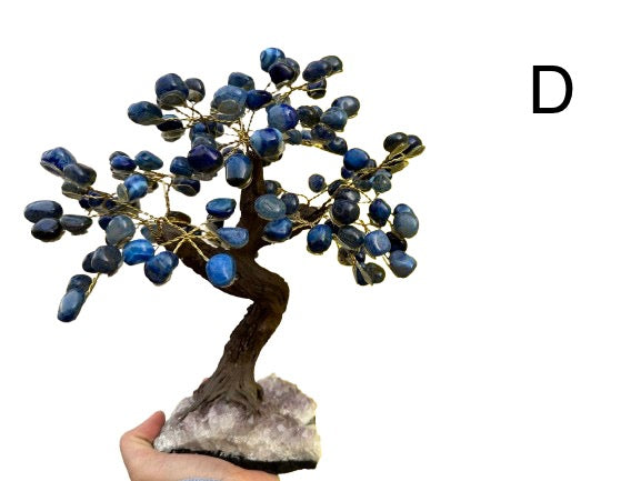 ARBOL DECORATIVO ÁGATA AZUL