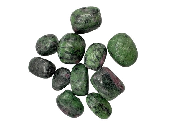 RODADO RUBÍ CON ZOISITA