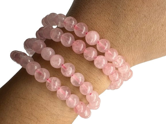 PULSERA CUARZO ROSA