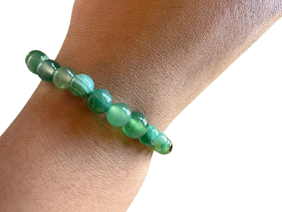 PULSERA ÁGATA VERDE