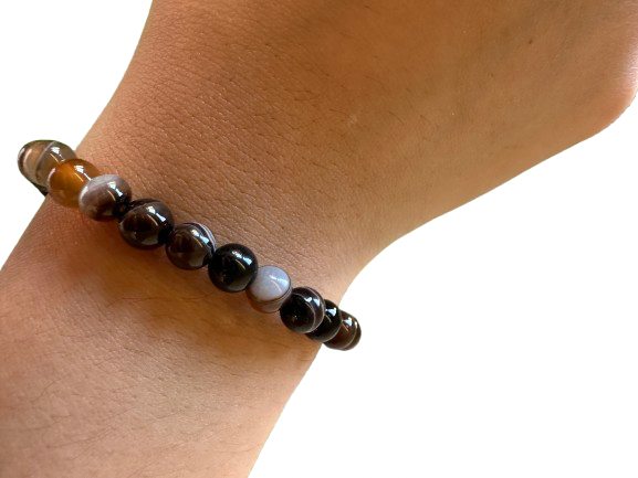 PULSERA ÁGATA MARRON