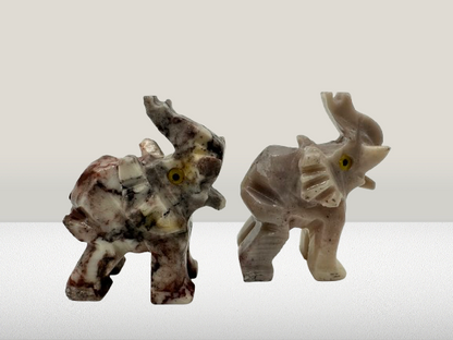 ELEFANTE DE COLECCIÓN Y SUERTE EN DOLOMITA X2