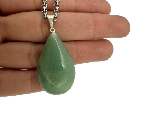 COLGANTE GOTA CUARZO VERDE