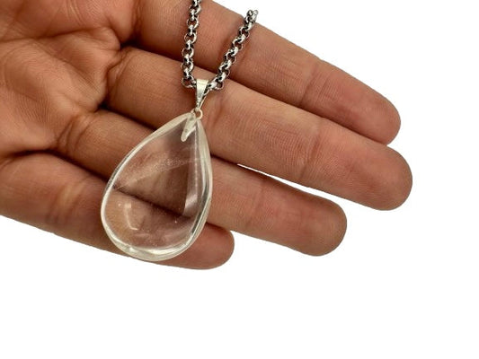 COLGANTE GOTA CUARZO CRISTAL