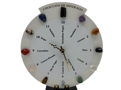 RELOJ COLECCIÓN DE MINERALES