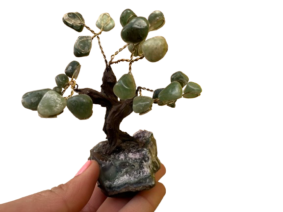 ARBOL DECORATIVO CUARZO VERDE