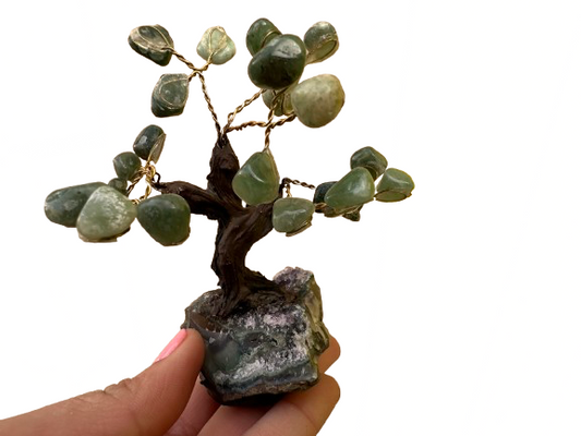 ARBOL DECORATIVO CUARZO VERDE