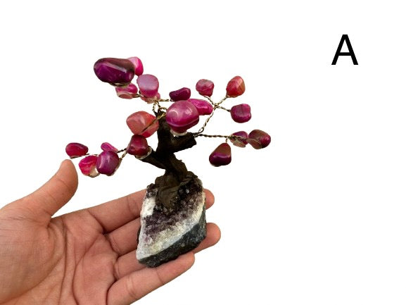 ARBOL DECORATIVO ÁGATA ROSA