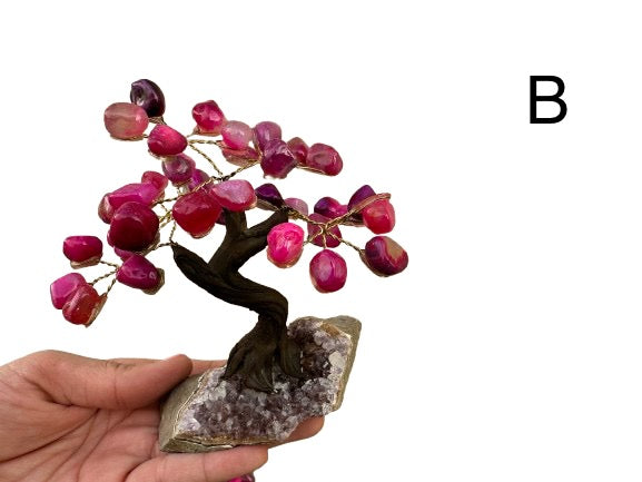 ARBOL DECORATIVO ÁGATA ROSA