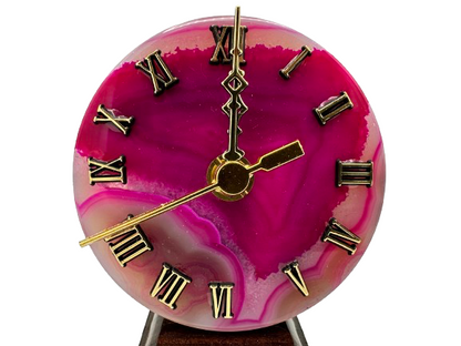 RELOJ DE ÁGATA ROSA